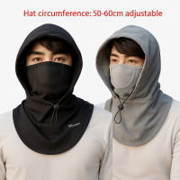 1 Pis Black & 1 Pis Gray Winter Cap with Mask(2pis)